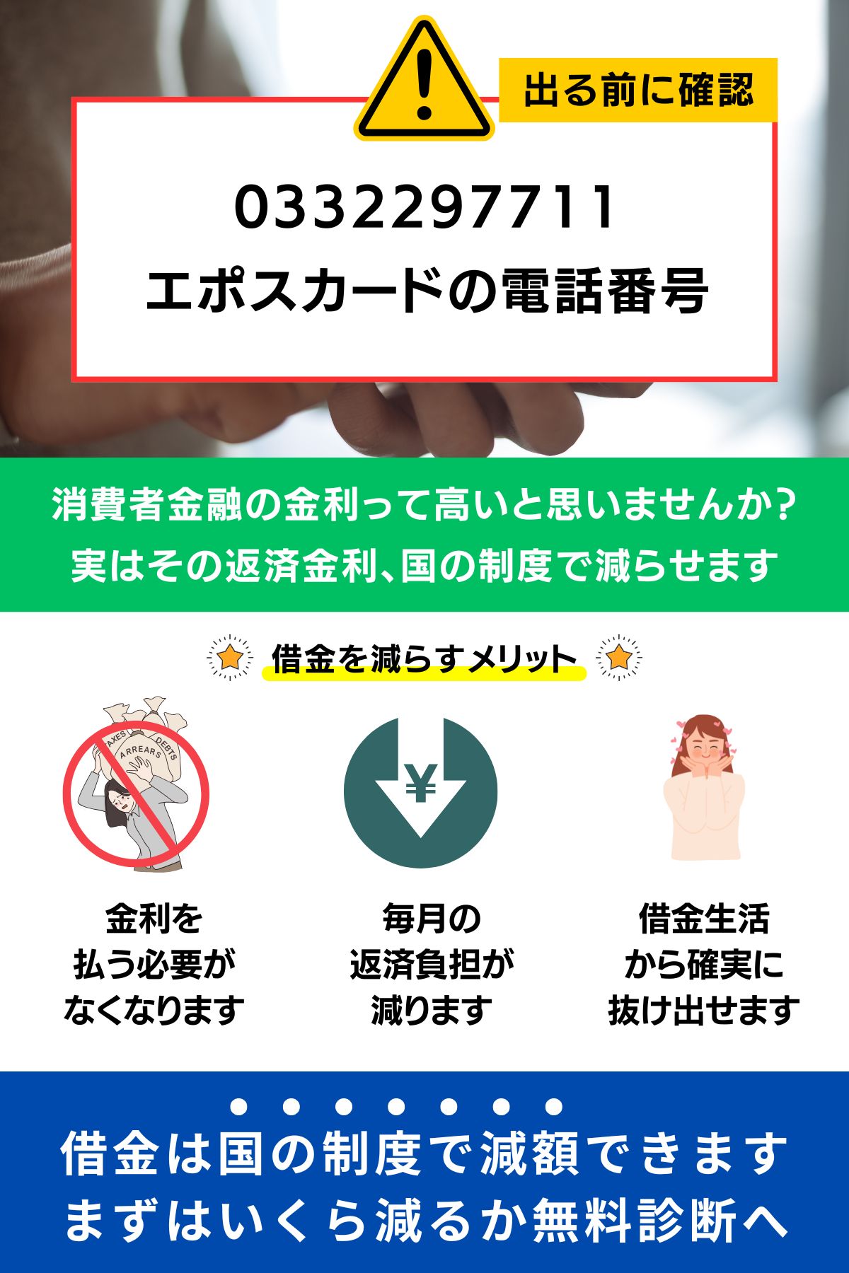 0332297711はエポスカードの電話番号