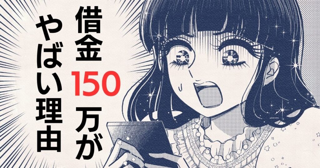 知恵袋「手取り15万で借金150万はやばい」