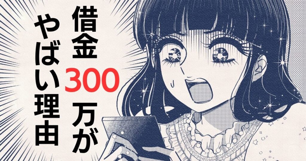 知恵袋「手取り20万で借金300万はやばい」
